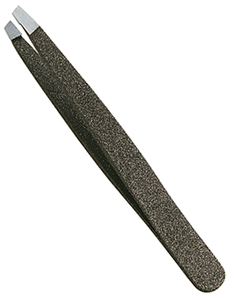 Pince à épiler pour sourcils avec revêtement en poudre pour femmes et hommes, pour l'épilation des sourcils, des poils incarnés et des poils du visage, utilisable également pour les cils - Product Image 5