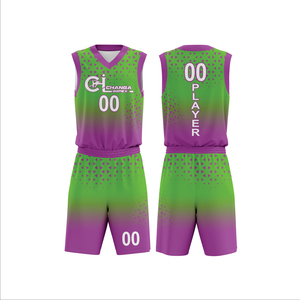 Ensemble de maillots de basket-ball sans manches personnalisés de haute qualité 100% polyester, réversibles, respirants, en maille, uniforme à séchage rapide, taille plus - Product Image 6