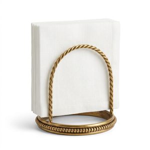 Servilletero de Latón Antiguo Hecho a Mano de 9 cm, Tamaño Chhota Bar, Regalo para Mesa de Boda, Decoración del Hogar, Anillo para Servilletas de Hotel - Product Image 6