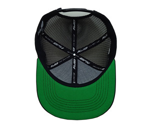 Casquette Trucker Respirante Vert et Noir Unisexe Réglable en Maille à 6 Panneaux pour l'Été, Idéale pour le Streetwear et les Voyages - Product Image 5