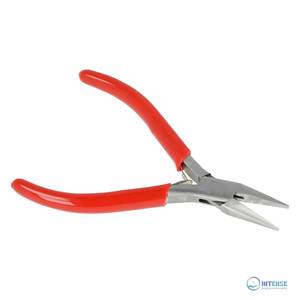 คีมปากแหลมแบบบาง 4.75 นิ้ว หัวสแตนเลสขัดเงา ด้ามจับพีวีซีสีแดงแบบสบายมือ พร้อมสปริงคู่ สำหรับงานเครื่องประดับ - Product Image 6