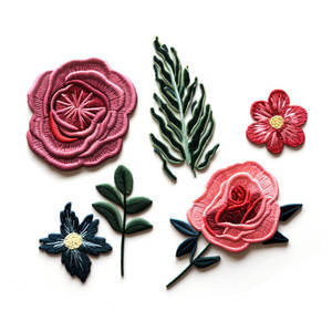 Premium Nature Leaf Embroidered Patch Iron On Fabric Badge for Baseball Caps Hats Backpacks <b>Jackets</b> DIY Botanical Fashion - Product Image 4