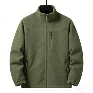 Custom Logo Oversized Sherpa <b>Pullover</b> <b>Jacket</b> Polar Fleece Winter Zip Breathable Casual Warm Streetwear <b>Men's</b> Sherpa <b>Jacket</b> - Product Image 3