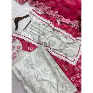 Conjuntos de Fiesta para Mujer de Diseñador, Top Elegante, Pantalones Palazzo y Dupatta - Product Image 6