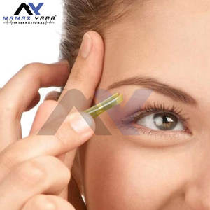 Pince à épiler plate professionnelle - Pince à épiler de précision en acier inoxydable doré à pointe plate pour cheveux et sourcils - Outil de soin personnel - Product Image 2