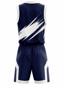 Ensemble d'uniformes de basketball réversibles personnalisés – Maillot et short pour jeunes, hommes et femmes – Nom personnalisé sur le devant – Respirant – Idéal pour l'hiver - Product Image 2