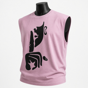 Camiseta sin Mangas para Hombre, 100% Algodón, Cuello Redondo, Estilo Deportivo, para Gimnasio, Entrenamiento, Marca ANCHOR CLOTHING COMPANY - Product Image 3