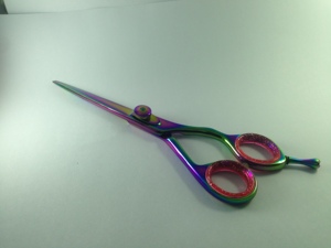 7.5 Inch Mini Japanese 440C Barber Beard Nose Hair <b>Shears</b> Small Scissors Stainless Steel Professional Beauty Salon Use - Product Image 4