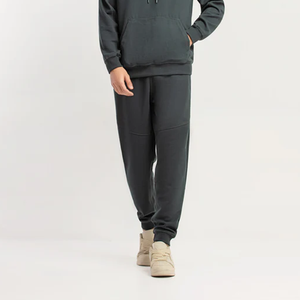 2026 Winter Casual Custom Unisex Activewear <b>Tracksuit</b> Set Premium 100% Cotton Men Joggers Sweat Pants Solid Color Design - Product Image 6