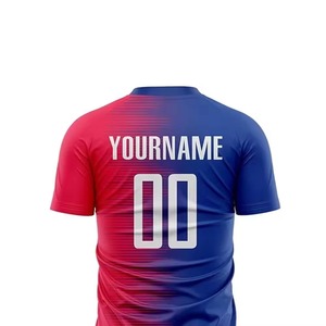 เสื้อฟุตบอลทีมพิมพ์โลโก้ฟรี ราคาถูก ชุดกีฬาสโมสร ดีไซน์เสื้อฟุตบอลล่าสุด ชุดกีฬา โพลีเอสเตอร์ 100% - Product Image 5