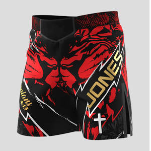 Pantalones Cortos Personalizados de UFC MMA 2025 para Entrenamiento de Lucha, Sublimados, para Jiu Jitsu - Product Image 3