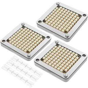 Set di Lame di Ricambio per Tritatutto da 3/8 Pollici, 6 Lame Extra in Acciaio Inox, 3 Pezzi per Macchinari di Lavorazione Alimentare - Product Image 1