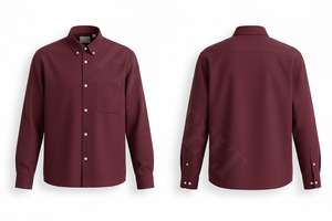 Nouvelle Collection 2026 – Chemise Habillée et Décontractée à Rayures, Boutonnée, Manches Longues en Coton, Coupe Slim avec Poche – Personnalisable - Product Image 4