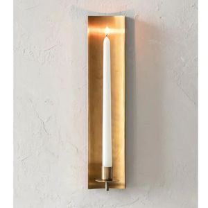 Aplique de Pared Decorativo de Latón, Portavelas de Pared para Decoración Interior Moderna y Lujosa de Hogares, Hoteles, Restaurantes y Oficinas - Product Image 3