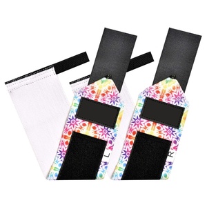 Vente en gros de bandes élastiques de qualité supérieure pour poignets, unisexes, pour la musculation, résistantes à l'usure, logo personnalisé, couleur personnalisée - Product Image 5