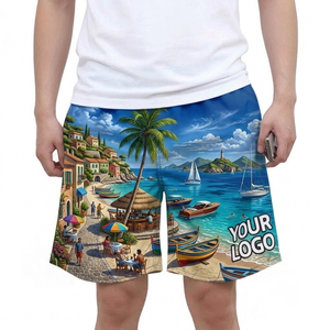 Quick Dry Breathable Casual Short <b>Mens</b> Beach Swim Shorts Plus Size Printed Waterproof Swim <b>Trunks</b> for <b>Men</b> - Product Image 6