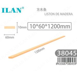 Listello in Legno Quadrato Ilan 10x60x1200mm per Progetti di Falegnameria - Product Image 3