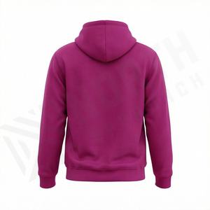 Sweat à capuche zippé sur mesure pour hommes et femmes, 100 % coton molletonné, veste de sport, logo brodé, doux, anti-rétrécissement, fourniture d'usine OEM, chaud - Product Image 2