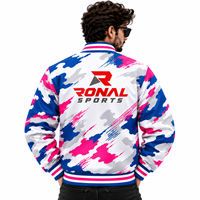 Veste de baseball décontractée pour homme avec logo personnalisé, coupe-vent de qualité supérieure, idéale pour l'extérieur, service OEM/ODM