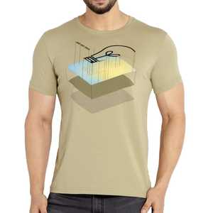T-shirt de sport pour homme 100% polyester, léger, haute qualité, nouvelle mode 2026, pour activités de plein air et course à pied, coupe épaules tombantes - Product Image 1