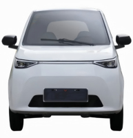 Quadricycle électrique compact à quatre portes entièrement fermé, orienté famille, véhicule électrique léger pour le transport quotidien dans les zones résidentielles européennes
