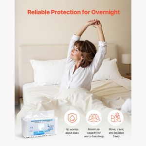 Pannolini per incontinenza usa e getta ad alta assorbenza per adulti, protettivi contro le perdite, per uomo e donna, con stampa decorativa - Product Image 2