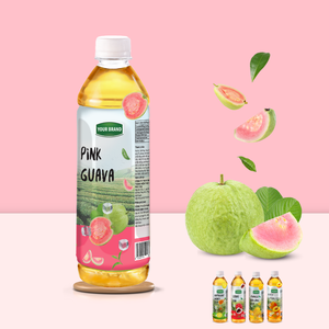 Produits du Vietnam Bouteille de thé à la goyave rose OEM Boissons exotiques personnalisées disponibles en grandes quantités Récipients de boisson personnalisés - Product Image 1