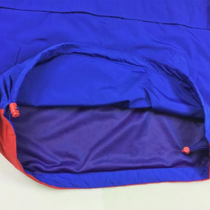 เสื้อแจ็คเก็ตวินด์เบรกเกอร์น้ำหนักเบา ระบายอากาศได้ดีสำหรับผู้ชาย ดีไซน์ปรับแต่งได้ ปิดกันน้ำด้วยซิป มีไซส์พลัส  แบบคัลเลอร์บล็อก - Product Image 4