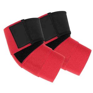 Vendas de neopreno de alta resistencia para levantamiento de pesas, soporte de compresión para codo, transpirables, ligeras y portátiles para entrenamiento. - Product Image 2