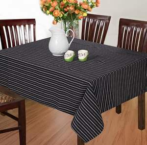 Mantel de Algodón para Mesa de Comedor de 4 Plazas (48 x 62 Pulgadas), Cubierta de Mesa Duradera, Reutilizable, para Mesas de Comedor Familiares, Suave y Lavable - Product Image 1