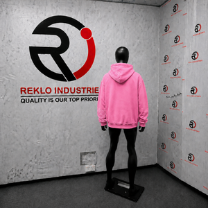Sudadera con capucha rosa con estampado de estrella, estilo oversize, streetwear unisex, vintage, con efecto desgastado, cremallera completa, informal. - Product Image 4