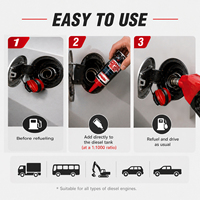 Getsun Diesel Black Smoke Remover, traitement du carburant, additif anti-saumure, contrôle des émissions, optimiseur de combustion, nettoyant pour les gaz d'échappement
