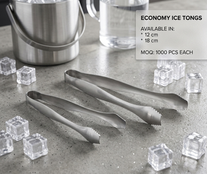 Stainless Steel Silver Mini Ice Tongs / Sugar <b>Cube</b> Serving Tongs U-Shape Spring Tension Design Mirror Polish Finish Dishwasher - Product Image 2