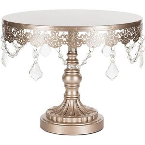 Vintage Style Cake Stand Round Flower Shape Non Toxic Hand Wash Only Decorative Cak Stand For Party Dining Tableware Decor - Product Image 6