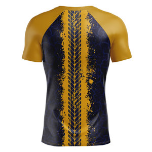 Camiseta de compresión personalizada con estampado por sublimación, camiseta de compresión para MMA, camiseta de compresión OEM para hombre, camiseta de compresión de manga corta. - Product Image 4