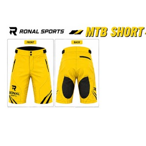 Shorts de Vélo Tout-Terrain Unisexe Personnalisables en Toile pour Sports de Plein Air, Cyclisme, BMX, MX – Confortables, Durables et Respirants - Product Image 3