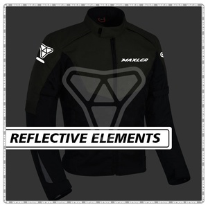 Chaqueta de moto impermeable ligera para todas las estaciones aprobada por la CE con salidas de aire ropa deportiva corta para hombres opciones de talla grande - Product Image 3