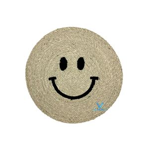 Vietrustic Trending Cheerful <b>Rustic</b> Kids <b>Rug</b> Handmade Seagrass Water Hyacinth Woven Striped Washable Baby Nursery Playroom Floor - Product Image 6