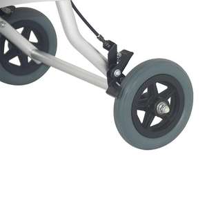 Fauteuil roulant pliant léger manuel d'utilisation d'hôpital MN-LY004 avec les roulettes solides avant et la roue arrière de MAG - Product Image 4