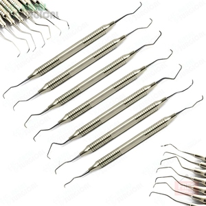Spatules et polisseuses manuelles pour composites dentaires Hasni 00990, double extrémité, pour la sculpture de cire en laboratoire, certifiées CE - Product Image 6