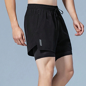 Shorts Vibrantes de Color Amarillo Intenso Pantalones Cortos Casuales para Hombre de Lona Transpirable de Alta Calidad, de Secado Rápido y con Máximo Flujo de Aire - Product Image 4