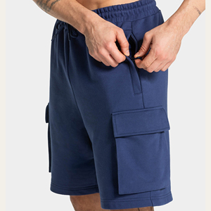 New Men's <b>Shorts</b> Summer Quick-drying Thin Breathable Solid Color Sports Waterproof Running Fitness Basketball Elastic Waist - Product Image 4