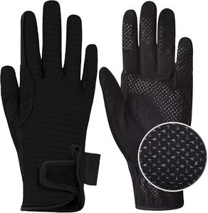 Guantes de equitación elásticos para mujer - Product Image 1