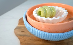Bol à salade en résine personnalisé de haute qualité, sculpté, poli miroir, écologique, de qualité alimentaire, pour la maison et les fêtes, design moderne - Product Image 6