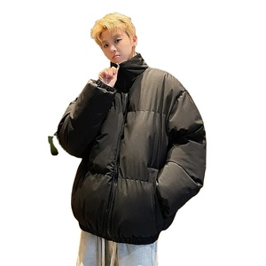 Parka acolchada con forro de lana de invierno para hombre y mujer, abrigo de lana grueso y cálido coreano, ropa de calle larga, cuello con capucha informal de Hip Hop - Product Image 4