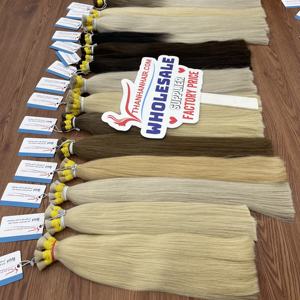 Cabello natural liso de 24 pulgadas, disponible en varios colores, alta calidad del mejor proveedor, cabello real, producto más vendido. - Product Image 2