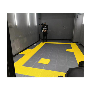 กระเบื้องปูพื้นโรงรถแบบประกบ PVC พื้นไวนิลพลาสติก - Product Image 4