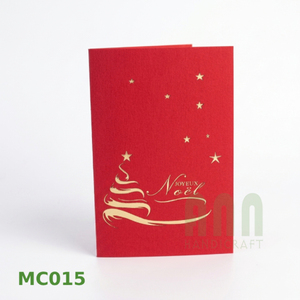 ANN Handicraft Vietnam UV Printed 3D Santa Pop Greeting Cards Envelope <b>Matte</b> <b>Varnishing</b> Funny Paper Souvenirs Christmas Day - Product Image 4