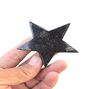 Nuummite de Súper Calidad, Cristal Natural en Forma de Estrella, Piedra Semipreciosa para Joyería, Meditación, Hermosas Gemas al por Mayor - Product Image 1