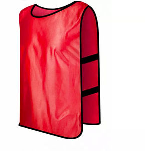 Maillots d'entraînement de football réversibles personnalisés en maille respirante, gilets sans manches en polyester pour l'entraînement de football - Product Image 1